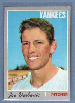 1970 Topps #416 Joe Verbanic  (a) EX-MT  GO750