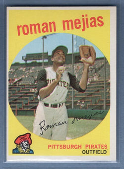 1959 Topps #218 Roman Mejias EX-MT High Grade Set Break B