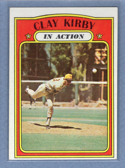 1972 Topps #174 Clay Kirby IA EX-MT  GO483