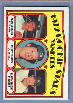 1972 Topps #124 Yankees Rookies EX  GO500