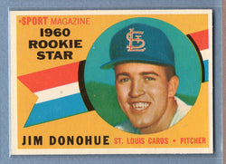 1960 Topps #124 Jim Donohue EX-MT  GO223
