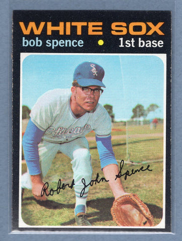 1971 Topps #186 Bob Spence  (e) EX-MT  GO775