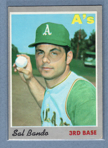 1970 Topps #120 Sal Bando  G-VG  GO695