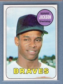 1969 Topps #53 Sonny Jackson (f) EX-MT  GO700