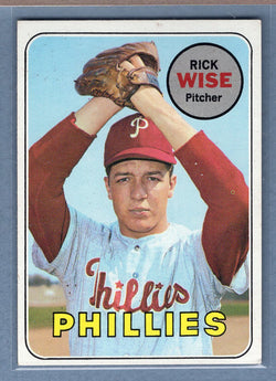 1969 Topps #188 Rick Wise (c) EX  GO265