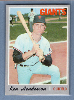 1970 Topps #298 Ken Henderson   EX-MT  GO200