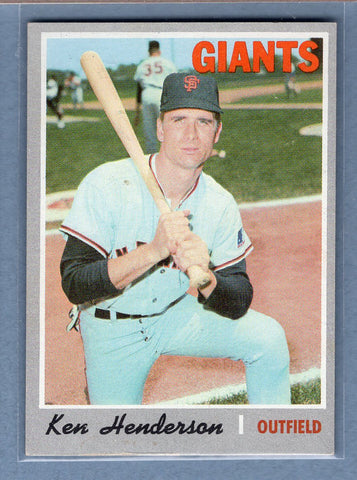 1970 Topps #298 Ken Henderson   EX-MT  GO200