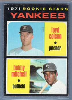 1971 Topps #111 Yankees Rookies (Loyd Colson)  EX  GO747