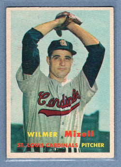1957 Topps #113 Wilmer Mizell (b) EX   GO260