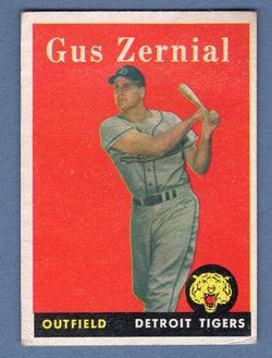 1958 Topps #112 Gus Zernial VG  GO495