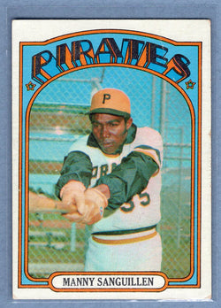 1972 Topps #60 Manny Sanguillen (a) EX  GO315