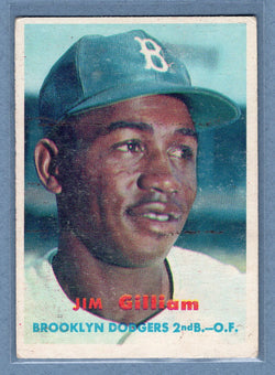 1957 Topps #115 Jim Gilliam (st)  VG   GO260