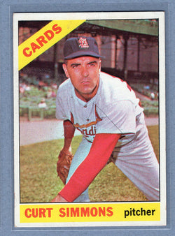 1966 Topps #489 Curt Simmons EX  GO140