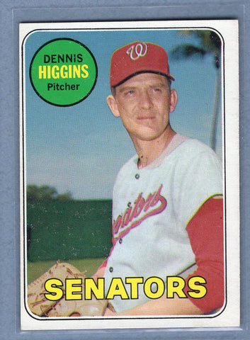 1969 Topps #441 Dennis Higgins (a) EX   GO501