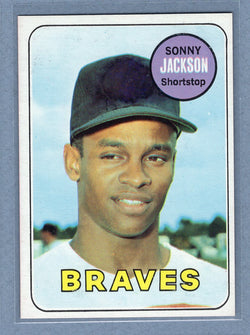 1969 Topps #53 Sonny Jackson (h) EX-MT  GO700