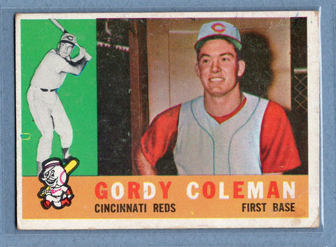1960 Topps #257 Gordy Coleman  VG  GO257