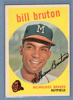 1959 Topps #165 Bill Bruton (b) EX   GO410