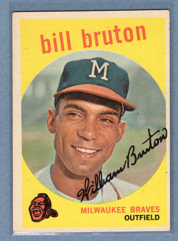 1959 Topps #165 Bill Bruton (b) EX   GO410