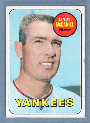 1969 Topps #191 Lindy McDaniel (b) EX  GO265