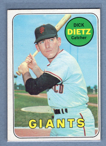 1969 Topps #293 Dick Dietz  EX  GO577