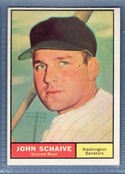 1961 Topps #259 John Schaive(c) EX   GO417