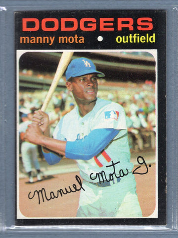 1971 Topps #112 Manny Mota  EX  SB1