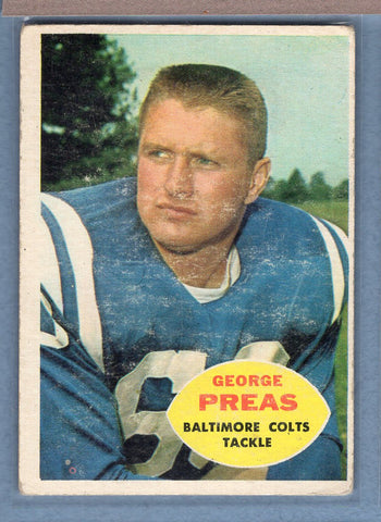1960 Topps #6 George Preas G-VG  GO100