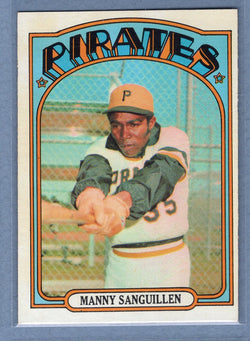 1972 Topps #60 Manny Sanguillen (c) EX-MT  GO315