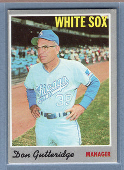 1970 Topps #123 Don Gutteridge  EX  GO695