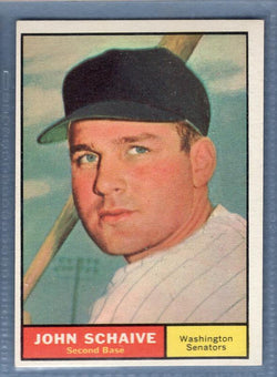 1961 Topps #259 John Schaive(d) EX   GO417