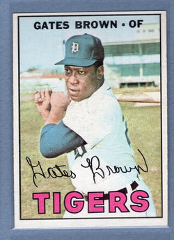 1967 Topps #134 Gates Brown EX-MT   GO440
