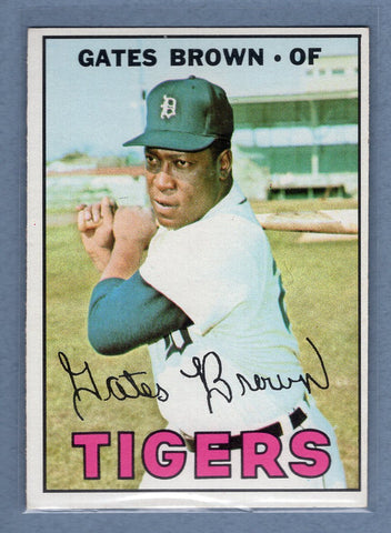 1967 Topps #134 Gates Brown EX-MT  GO360