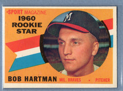 1960 Topps #129 Bob Hartman EX-MT  GO223