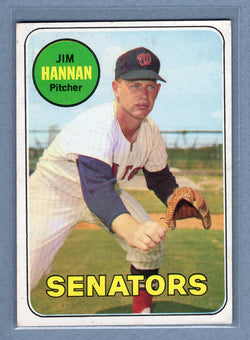 1969 Topps #106 Jim Hannan  EX  GO602
