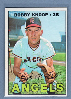 1967 Topps #175 Bobby Knoop (st) VG   GO340
