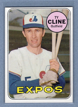 1969 Topps #442 Ty Cline (a) EX   GO501