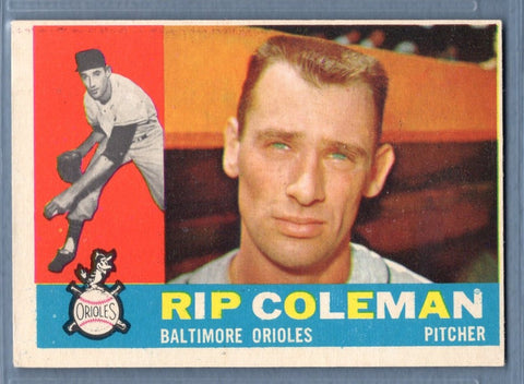 1960 Topps #179 Rip Coleman VG Set Break 1