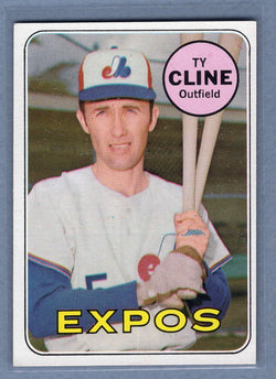1969 Topps #442 Ty Cline (b) EX   GO501