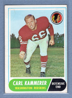 1968 Topps #10 Carl Kammerer (st) VG  GO801