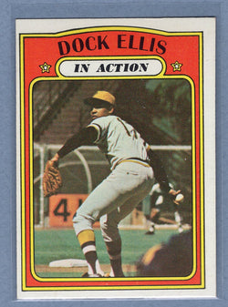 1972 Topps #180 Dock Ellis IA EX-MT  GO483