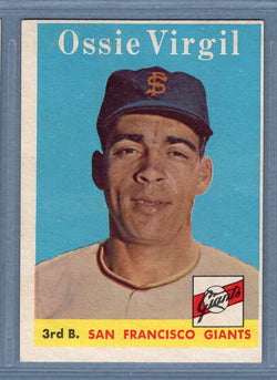 1958 Topps #107 Ossie Virgil EX-MT  GO240