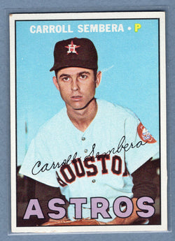 1967 Topps #136 Carroll Sembera EX  GO360