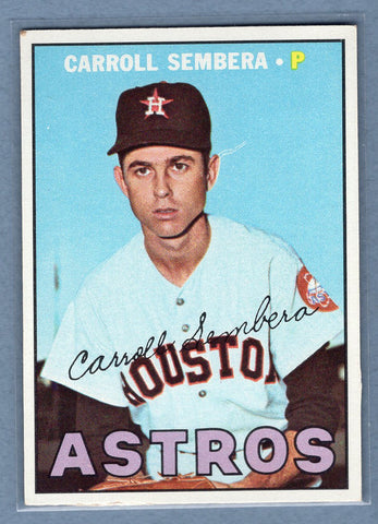 1967 Topps #136 Carroll Sembera EX  GO360
