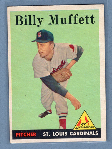 1958 Topps #143 Billy Muffett  EX  GO387