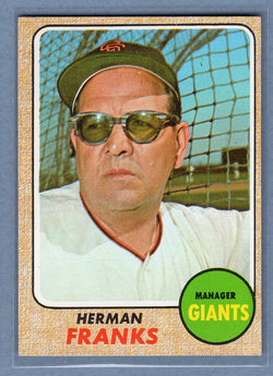 1968 Topps #267 Herman Franks (b)EX-MT  GO507