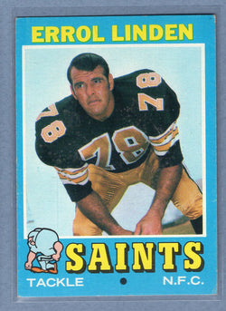 1971 Topps #117 Errol Linden EX  GO260