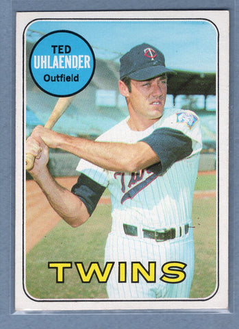 1969 Topps #194 Ted Uhlaender (b) EX-MT  GO265