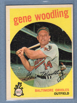 1959 Topps #170 Gene Woodling (a) EX   GO410