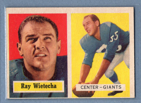 1957 Topps #122 Ray Wietecha (b) EX  GO801