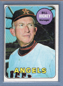 1969 Topps #182 Bill Rigney EX  GO350